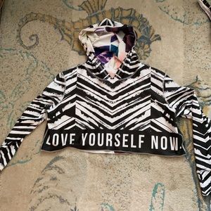 Buti yoga reversible hoodie